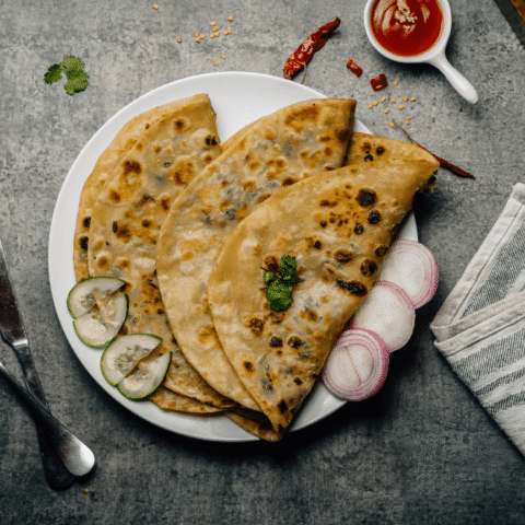 Pudina Paratha